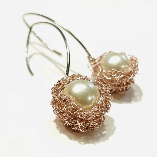 NEST PEARL fülbevaló