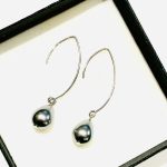 SILVER PEARL fülbevaló