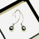 SILVER PEARL fülbevaló