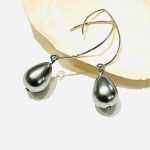 SILVER PEARL fülbevaló