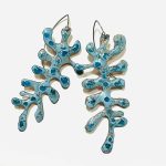 BLUE CORAL fülbevaló